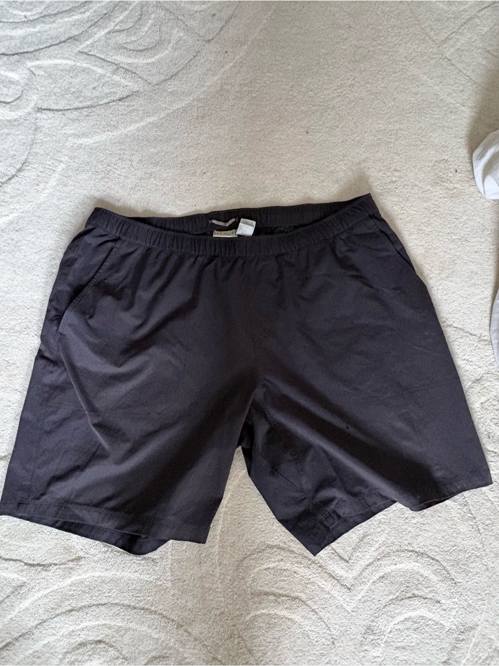 L.L. Bean Men's Black Athletic Shorts